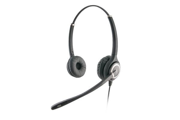 Axtel Elite HDvoice Duo NC – słuchawki Duo – widok pod kątem