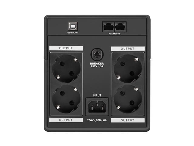 UPS ARMAC HOME LINE-INTERACTIVE 1000F LED 4X SCHUKO-1019086