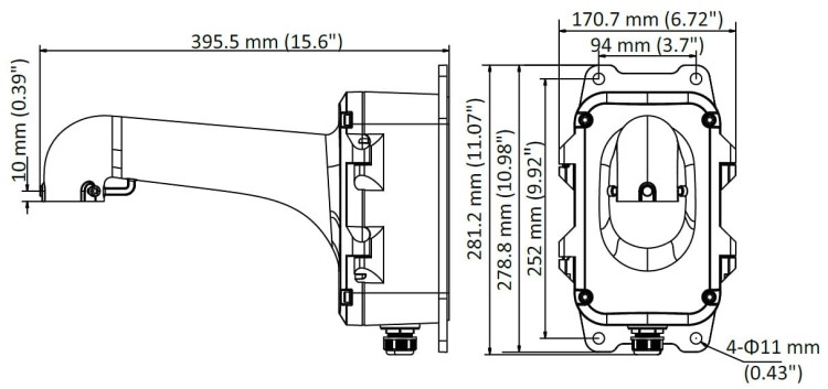 UCHWYT KAMERY DS-1604ZJ-BOX Hikvision-1158077