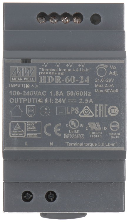 ZASILACZ IMPULSOWY DS-KAW60-2N-1063087