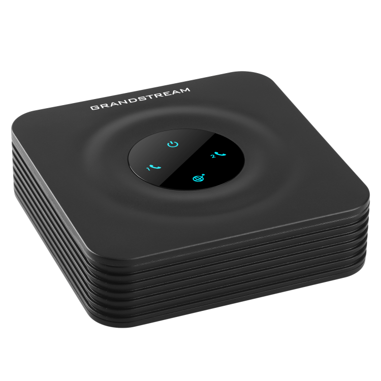Grandstream HT802 V2 – bramka VoIP – widok z boku