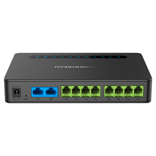 Grandstream HT818 – bramka VoIP – panel złączy