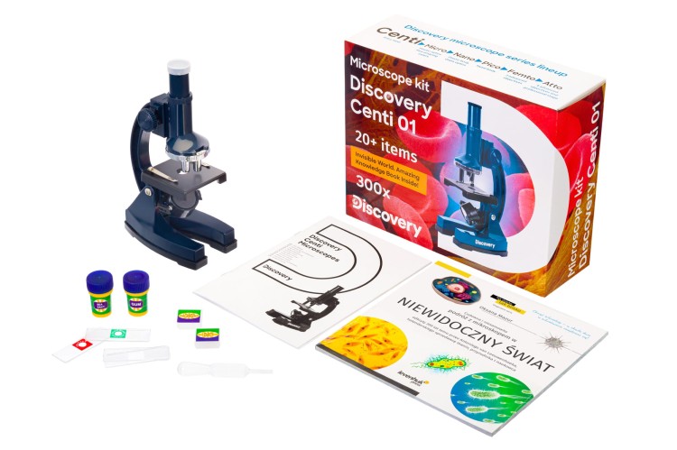 (PL) Mikroskop Discovery Centi 01 z książką-1430401
