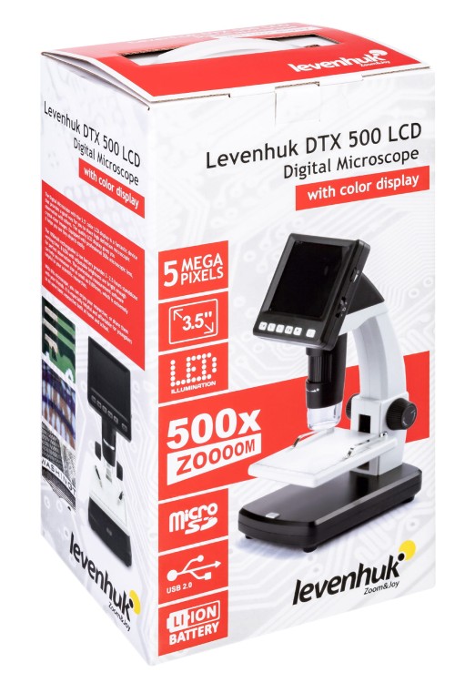 Mikroskop cyfrowy Levenhuk DTX 500 LCD-1434735