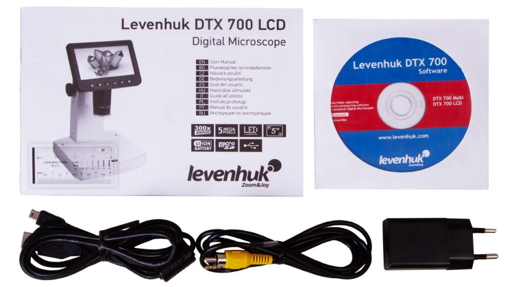 Mikroskop cyfrowy Levenhuk DTX 700 LCD-1440527