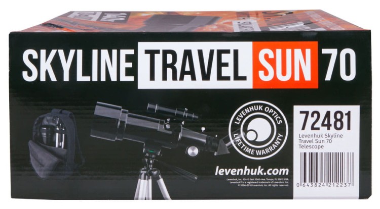 Teleskop Levenhuk Skyline Travel Sun 70-1444493