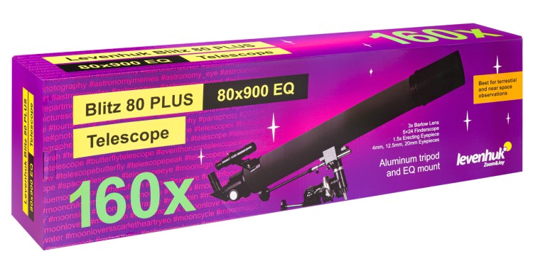 Teleskop Levenhuk Blitz 80 PLUS-1428195