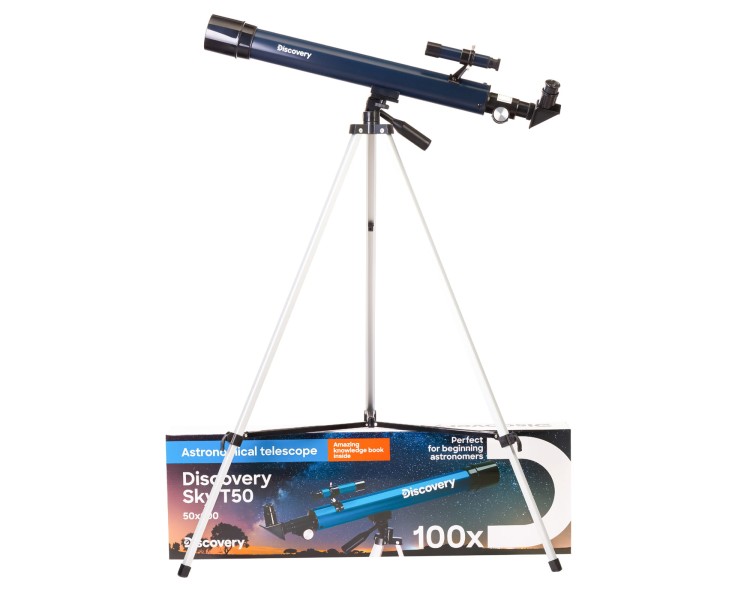 (PL) Teleskop Discovery Sky T50 z książką-1432829