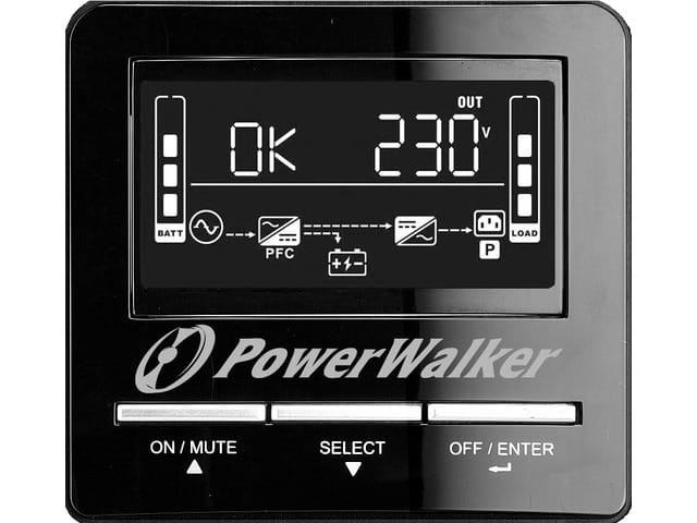 UPS POWERWALKER VI 1100 CW FR LINE-INTERACTIVE 1100VA 3X 230V PL USB-B RS-232 LCD EPO-1151183