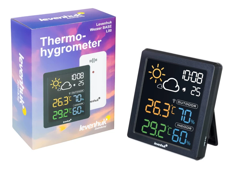 Termohigrometr Levenhuk Wezzer BASE L80-1452824