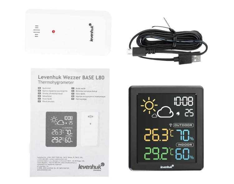 Termohigrometr Levenhuk Wezzer BASE L80-1452825