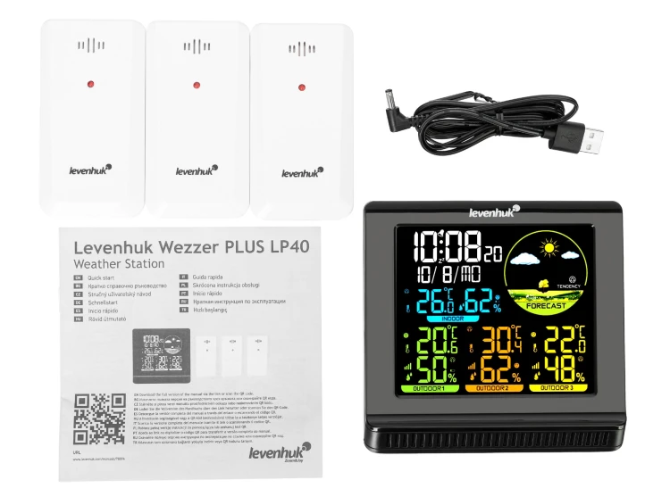 Stacja meteorologiczna Levenhuk Wezzer PLUS LP40-1452726