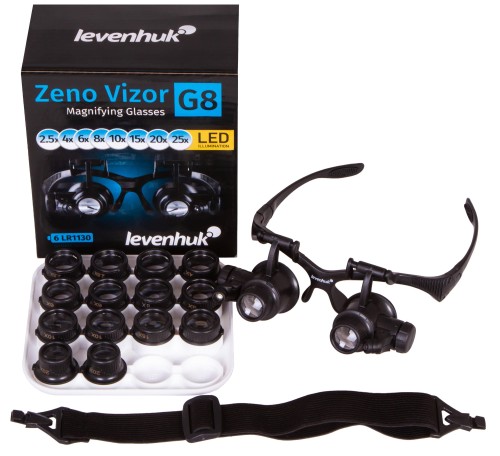 Okulary powiększające Levenhuk Zeno Vizor G8-1458675