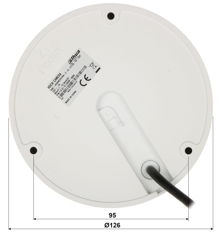 KAMERA WANDALOODPORNA AHD, HD-CVI, HD-TVI, PAL HAC-HDBW2241RA-Z-A-27135-S2-DIP - 1080p 2.7... 13.5mm - MOTOZOOM DAHUA-1361457