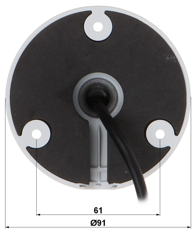 KAMERA AHD, HD-CVI, HD-TVI, PAL HAC-HFW1231TM-I8-A-0360B - 1080p 3.6mm DAHUA-1325674