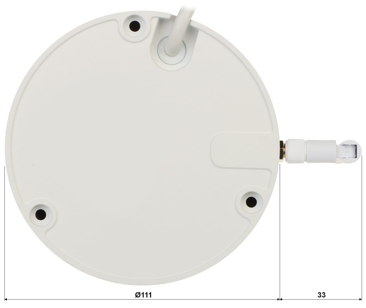 KAMERA WANDALOODPORNA IP IPC-HDBW1430DE-SW-0280B Wi-Fi - 4Mpx 2.8mm DAHUA-1319343