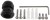 UCHWYT KAMERY PFA136-BLACK DAHUA-1341336