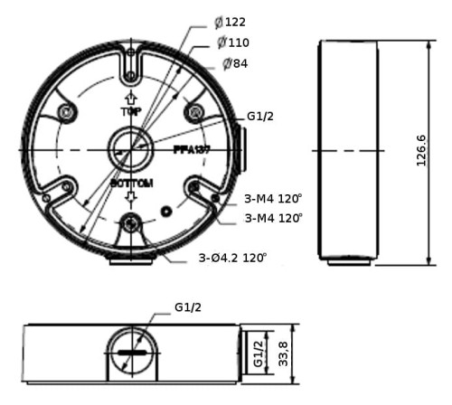 UCHWYT KAMERY PFA137 DAHUA-1349760