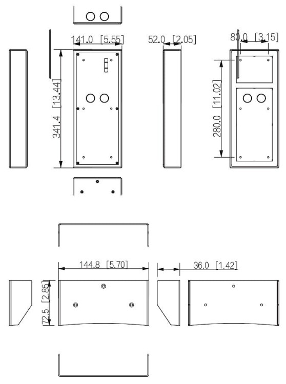 OBUDOWA NATYNKOWA VTM53R3 DAHUA-1323606