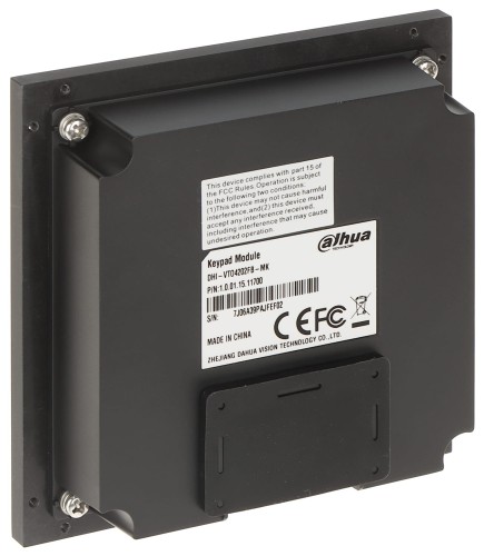 MODUŁ KLAWIATURY VTO4202FB-MK DO MODUŁU VTO4202FB-P-S2 DAHUA-1320500