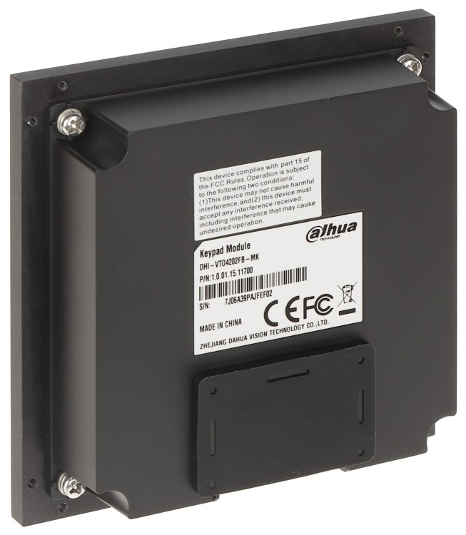 MODUŁ KLAWIATURY VTO4202FB-MK DO MODUŁU VTO4202FB-P-S2 DAHUA-1320500