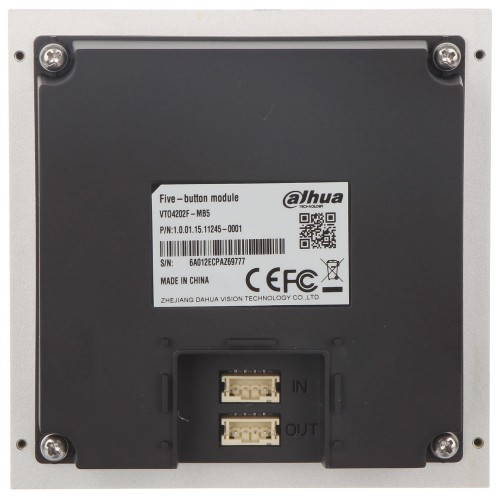 MODUŁ KLAWIATURY VTO4202F-MB5 DO MODUŁU VTO4202F-P DAHUA-1334617