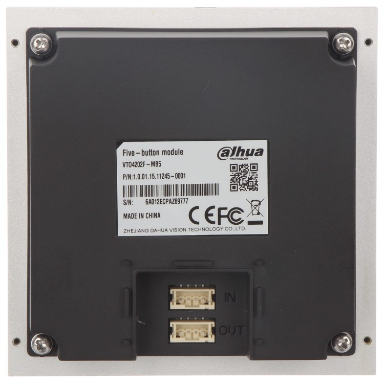 MODUŁ KLAWIATURY VTO4202F-MB5 DO MODUŁU VTO4202F-P DAHUA-1334617