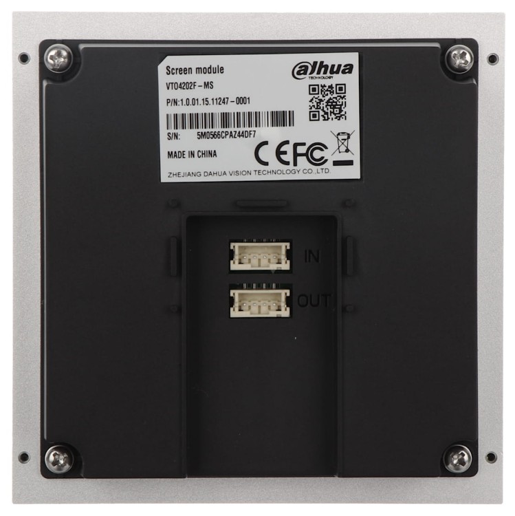 MODUŁ WYŚWIETLACZA VTO4202F-MS DO MODUŁU VTO4202F-P DAHUA-1334670