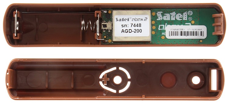BEZPRZEWODOWA CZUJKA ZBICIA SZKŁA AGD-200-BR SATEL-1339661