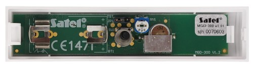 BEZPRZEWODOWA CZUJKA ZBICIA SZKŁA MGD-300 SATEL-1352851