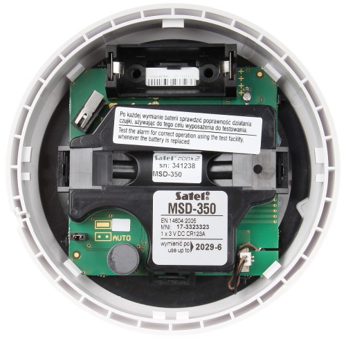 BEZPRZEWODOWA CZUJKA DYMU MSD-350 SATEL-1338311