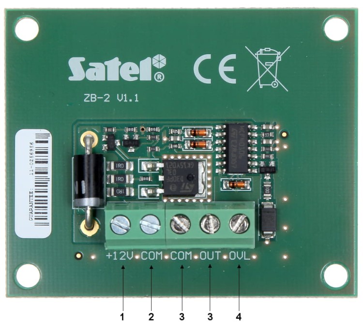 MODUŁ ZABEZPIECZAJĄCY ZB-2 SATEL-1351047