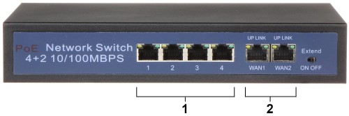 SWITCH POE APTI-POE0402-60W 4-PORTOWY-1337543