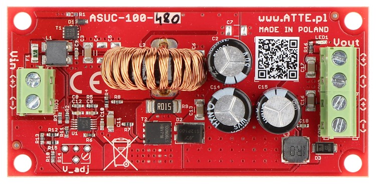 MODUŁ PRZETWORNICY ASUC-100-480-OF DC/DC ATTE-1336743