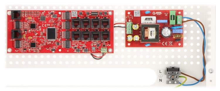 SWITCH POE IP-8-20-H 8-PORTOWY ATTE-1331745