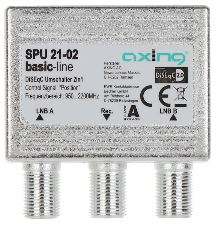 PRZEŁĄCZNIK SPU-21-02 DiSEqC 2.0AXING-1344625