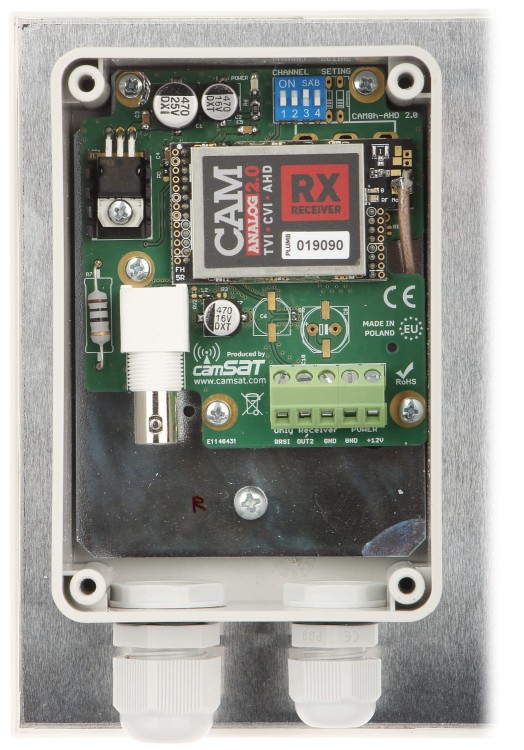 ZESTAW DO TRANSMISJI BEZPRZEWODOWEJ 5.8 GHz CAM-ANALOG-2.0 KOMPLET TXRX-1335363