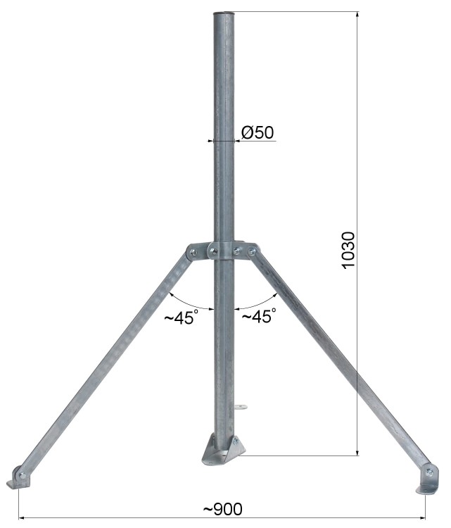 UCHWYT MUROWY UMA-50R100-1351327