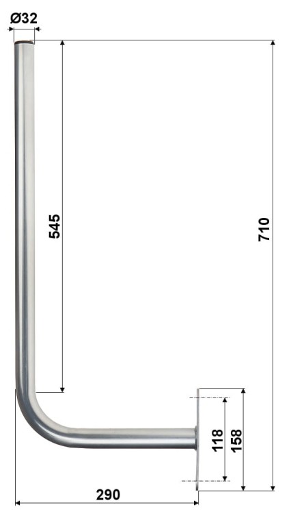 UCHWYT MUROWY UML-32L30X60-1355550