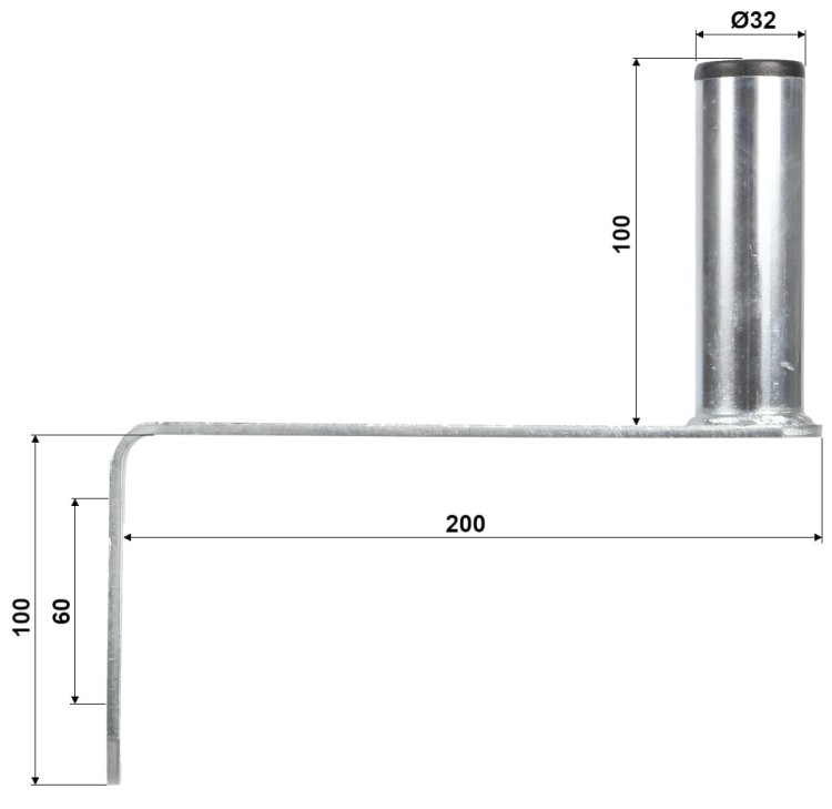 UCHWYT MUROWY UMZ-32L20-1355270