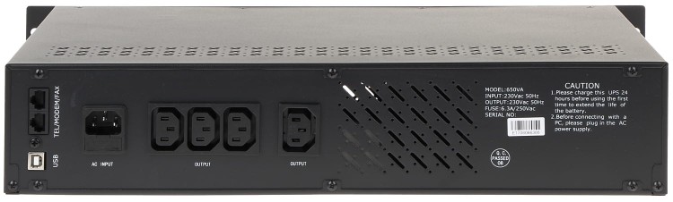 ZASILACZ UPS AT-UPS650R-RACK 650VA EAST-1343014