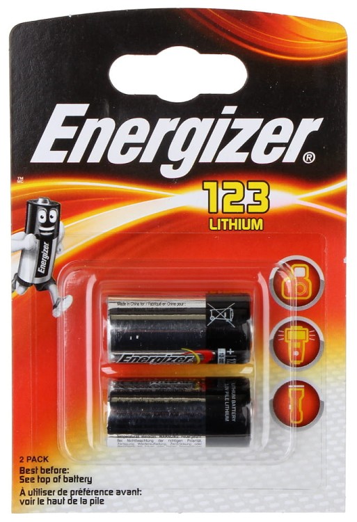 BATERIA LITOWA BAT-CR123A/E*P2 3V CR123A ENERGIZER-1343895