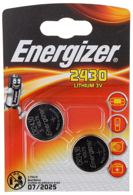 BATERIA LITOWA BAT-CR2430*P2 ENERGIZER-1343861
