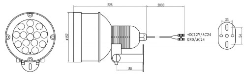 ZEWNĘTRZNY REFLEKTOR PODCZERWIENI LIR-IC88 IR LAB-1347329