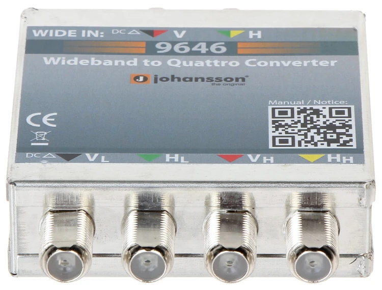 KONWERTER SYGNAŁU WIDEBAND NA QUATTRO MS-9646 JOHANSSON-1344114