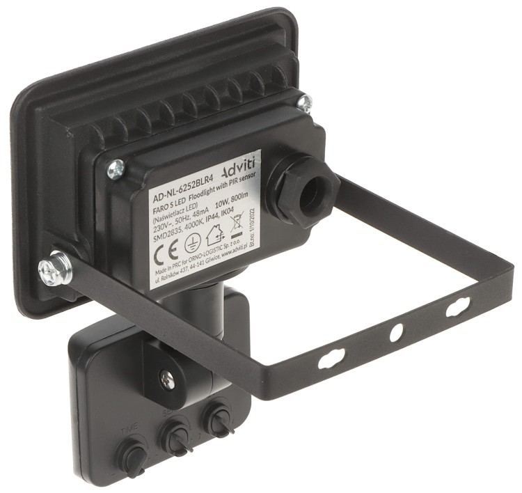 REFLEKTOR LED Z CZUJNIKIEM RUCHU AD-NL-6252BLR4 ADVITI-1469644
