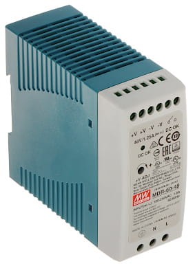 ZASILACZ IMPULSOWY MDR-60-48 MEAN WELL-1336382