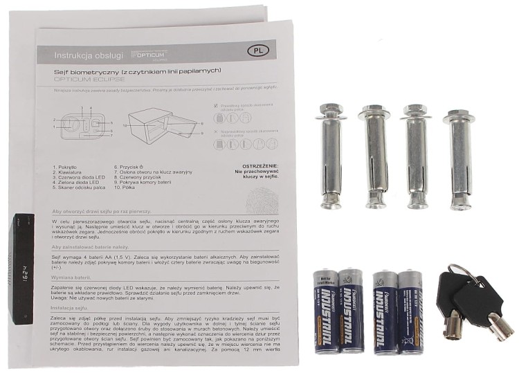 SEJF BIOMETRYCZNY OPTI-ECLIPSE-1352579