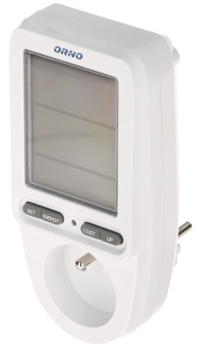 WATOMIERZ, KALKULATOR ENERGII Z WYŚWIETLACZEM LCD OR-WAT-435 ORNO-1335153