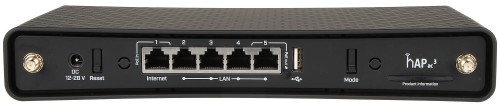 ROUTER RB-D53IG-5HACD2HND-HAP-AC3 2.4GHz, 5GHz 300Mb/s + 867Mb/s MIKROTIK-1331827